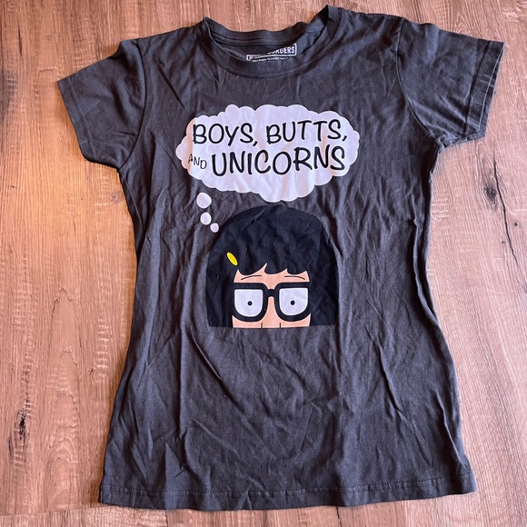 bobs burgers Tops Bobs Burgers Boys Butts Unicorns Tina Belcher Tee
